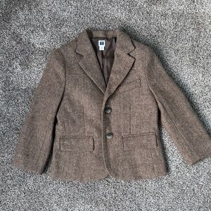 Janie and Jack Classic Brown Blazer